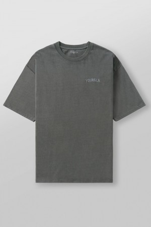 Young LA 4017 - Minimal Tees Light Grey | Australia HJZEI-2716