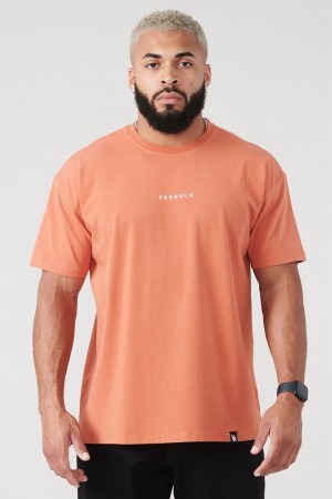 Young LA 401 Essential Jacked Tees Orange | Australia MVYER-1368