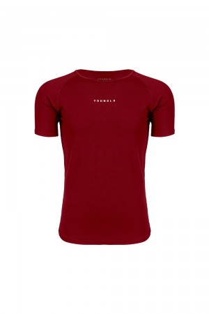 Young LA 403 Elite Tees Red | Australia CUSHX-3785