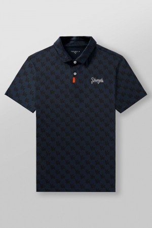 Young LA 4069 - Tee Time Golf Polos Navy | Australia WGEIQ-1978