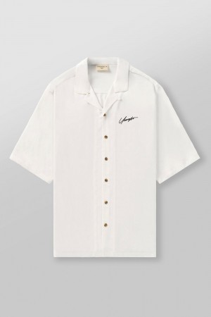 Young LA 4085 - Milano Shirts White | Australia JQUAE-8521