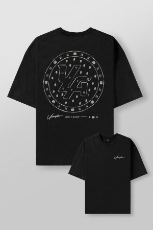 Young LA 4111 - Bandana Heavyweight Tees Black | Australia MNCFG-2013