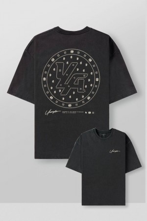 Young LA 4111 - Bandana Heavyweight Tees Black | Australia LGRPZ-2847