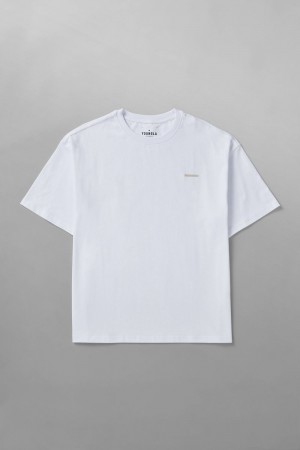 Young LA 436 Stamped Tees White | Australia VQGIK-1748