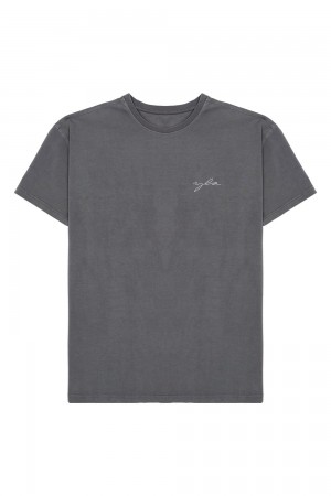 Young LA 466 Tailored Tees Grey | Australia BOSQC-2054