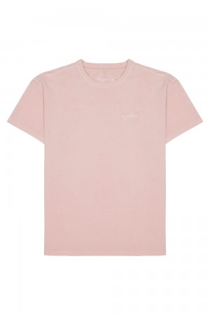 Young LA 466 Tailored Tees Pink | Australia JQDEX-1534