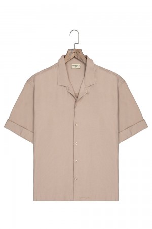 Young LA 468 Clase Shirts Beige | Australia LEGUO-6813