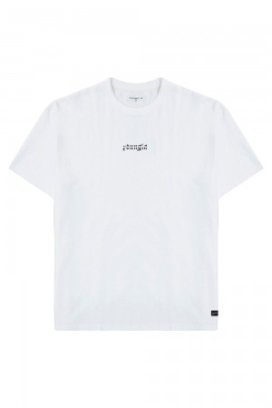 Young LA 471 Chrome Tees White | Australia DUSCY-9317