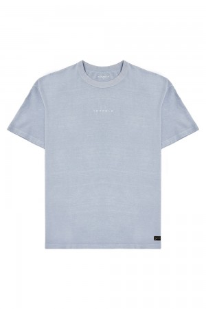 Young LA 472 - Mellow Logo Tees Light Grey | Australia GOUSH-1623