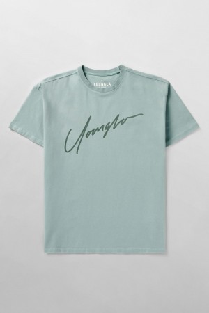 Young LA 479 - Tonal Tees Aqua | Australia KHPNR-5270