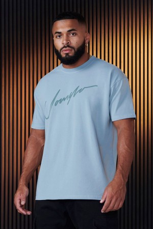 Young LA 479 - Tonal Tees Blue | Australia OMETU-2315