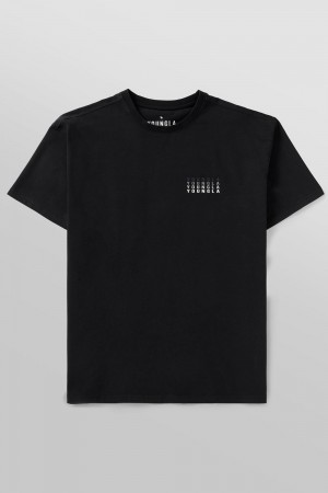 Young LA 483 - Archives Tee Black | Australia RWIQF-5984