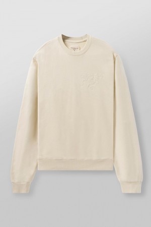 Young LA 5092 - Effortless Sets - Crewnecks Cream | Australia OLUNI-9065