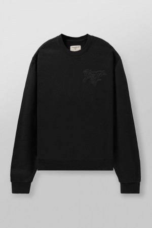 Young LA 5092 - Effortless Sets - Crewnecks Black | Australia LQOVM-0716