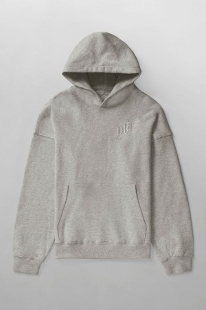 Young LA 522 - Marshmallow Hoodies Grey | Australia PZRWT-1365