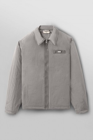 Young LA 529 - Crinkled Jacket Grey | Australia IWARK-6523