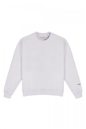 Young LA 557 Trademark Crewnecks White | Australia FVSDY-5147