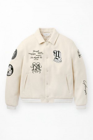 Young LA 569 - Ace Of Spade Letterman Beige | Australia QXSUD-7514