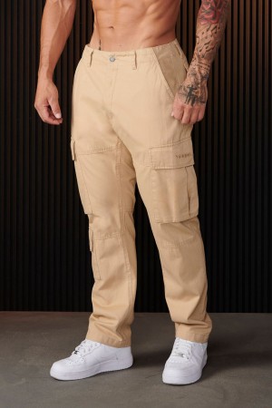 Young LA 616 - Suburban Twill Cargos Beige | Australia WMONK-2150