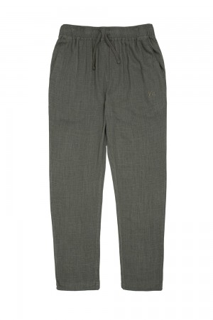 Young LA 621 - Simply Linen Pants Olive | Australia YZOLG-4952