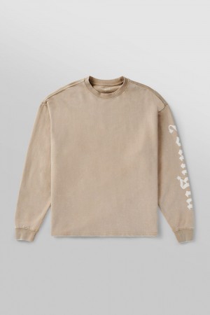 Young LA 8028 - Chrome Longsleeves Beige | Australia FAQVW-0546