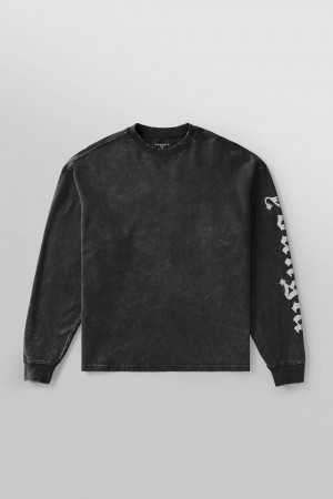 Young LA 8028 - Chrome Longsleeves Black | Australia CQSYA-4369