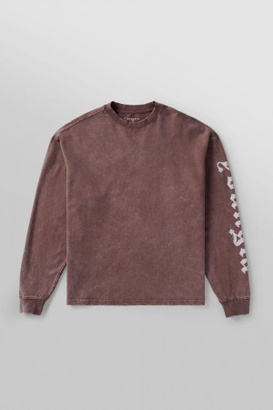 Young LA 8028 - Chrome Longsleeves Brown | Australia PRXIL-4238