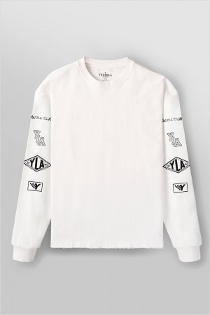 Young LA 8037 - Excellence Longsleeves White | Australia OEVBH-5846