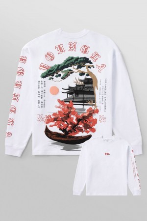 Young LA 8038 - Tokyo Longsleeves White | Australia PKIVN-2964