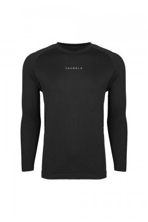 Young LA 823 New Gen Compression Longsleeves Black | Australia VNMFG-0593