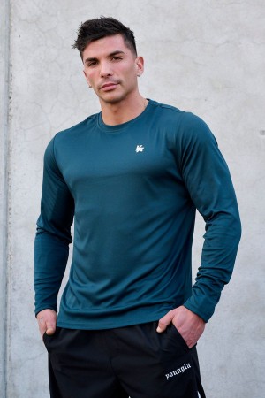 Young LA 835 - Fittech Longsleeves Teal | Australia XSZRT-5268