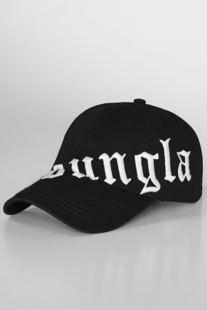 Young LA 9005 - Tilted Logo Dad Hat Black | Australia TJEQG-1572