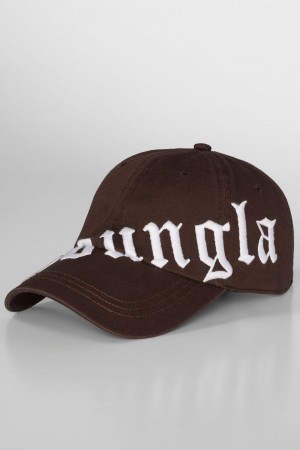 Young LA 9005 - Tilted Logo Dad Hat Brown | Australia VZQDK-6584