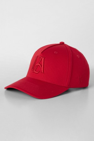 Young LA 9006 - Monochrome La Hats Red | Australia PIHAJ-9287