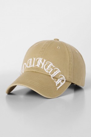 Young LA 9029 - Arch Dad Hats Beige | Australia IXLZV-0981