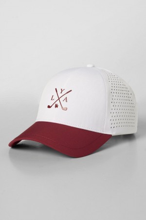 Young LA 9047 - Tee Time Golf Hats Burgundy | Australia YJPOE-8659