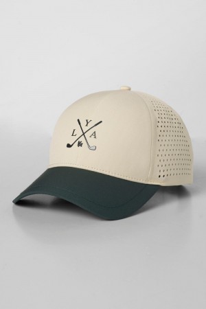 Young LA 9047 - Tee Time Golf Hats Cream | Australia QRLHA-6438