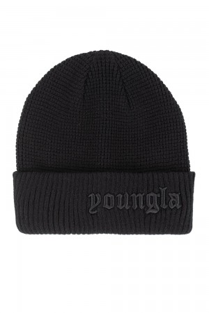 Young LA 905 Testament Beanies Black | Australia CADWS-3852