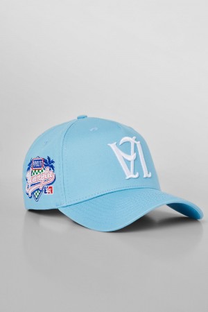 Young LA 919 - La Reversed Hats Light Blue | Australia LJRAY-7480