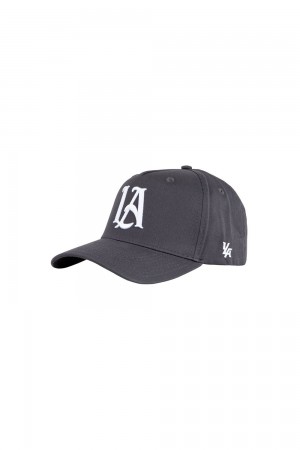 Young LA 920 A-Frame La Snapback Hat 2.0 Grey | Australia JISAH-5721