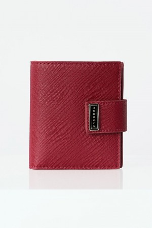 Young LA 951 - Executive Bifold Wallets Red | Australia RUXLH-3210