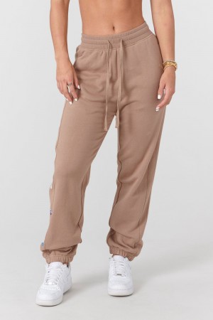 Young LA W203 Winter Bloom Joggers Khaki | Australia BLPJO-6980