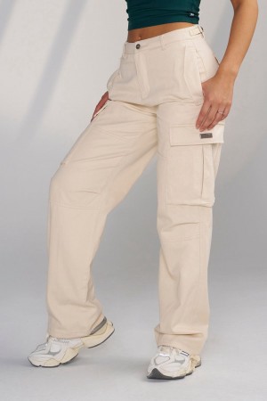 Young LA W206 - Metro Cargos Cream | Australia ZLMGX-4210