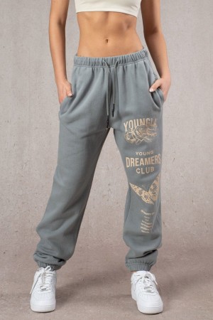 Young LA W211 Dreamers Joggers Blue | Australia TKSLQ-3261