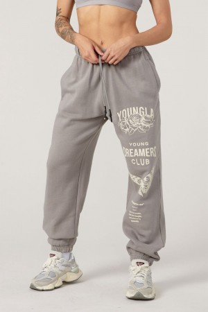 Young LA W211 Dreamers Joggers Grey | Australia LNDQY-2516