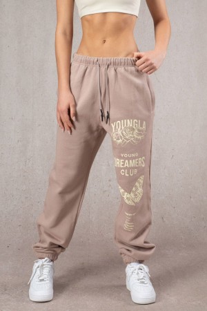 Young LA W211 Dreamers Joggers Khaki | Australia BDMNK-4658