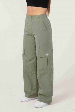 Young LA W222 Retro Cargo Joggers Olive | Australia DLCNU-6532