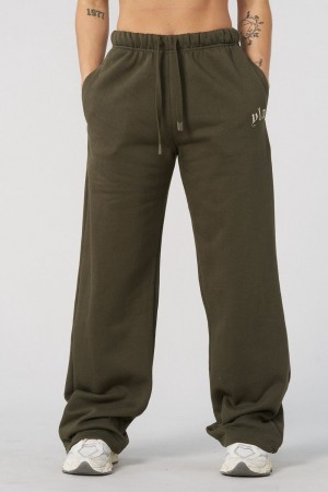 Young LA W229 - Urban Straight Leg Jogger Olive | Australia XZIDT-1938