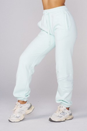 Young LA W246 Signature Joggers Aqua | Australia FEGVS-8324