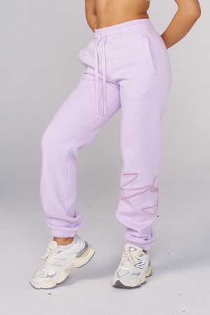 Young LA W246 Signature Joggers Purple | Australia MKCGO-8762